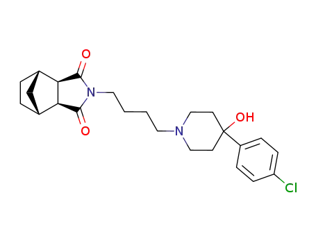 (1S,2R,6S,7R)-4-{4-[4-(4-Chloro-phenyl)-4-hydroxy-piperidin-1-yl]-butyl}-4-aza-tricyclo[5.2.1.02,6]decane-3,5-dione