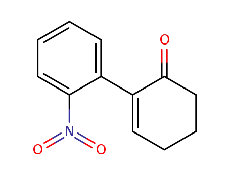 Molecular Structure of 176042-31-2 (2-Cyclohexen-1-one, 2-(2-nitrophenyl)-)