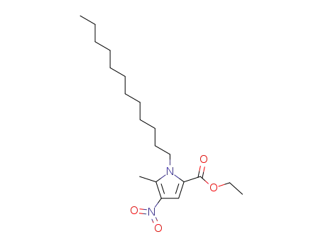 ethyl 1-dodecyl-5-methyl-4-nitro-2-pyrrolcarboxylate