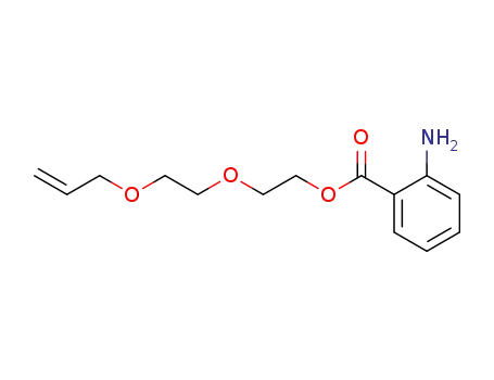 Molecular Structure of 188650-08-0 (Ethanol, 2-[2-(2-propenyloxy)ethoxy]-, 2-aminobenzoate)