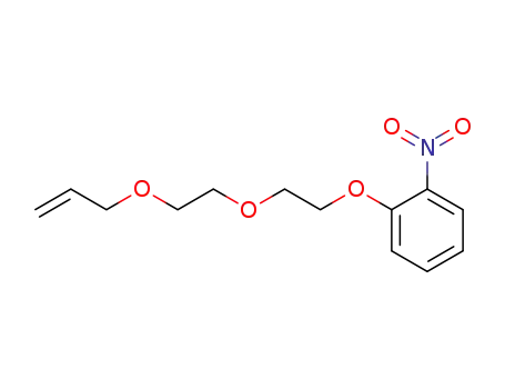 Molecular Structure of 188650-11-5 (Benzene, 1-nitro-2-[2-[2-(2-propenyloxy)ethoxy]ethoxy]-)