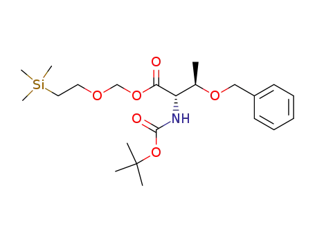 (2S,3R)-3-Benzyloxy-2-tert-butoxycarbonylamino-butyric acid 2-trimethylsilanyl-ethoxymethyl ester