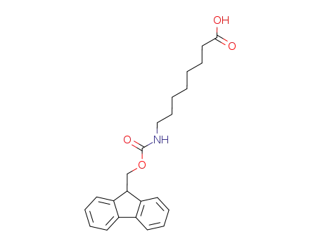 Molecular Structure of 126631-93-4 (N-Fmoc-8-Aminooctanoic acid)