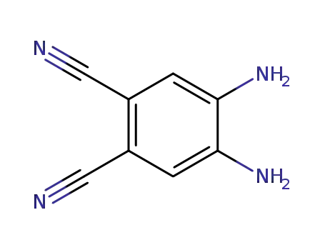 Molecular Structure of 129365-93-1 (1,2-Benzenedicarbonitrile,  4,5-diamino-)