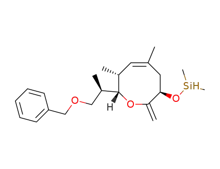 (Z,3R,7R,8S)-8-((1R)-2-benzyloxy-1-methyl-ethyl)-5,7-dimethyl-3-dimethylsilanyloxy-2-methylene-3,4,7,8-tetrahydro-2H-oxocine