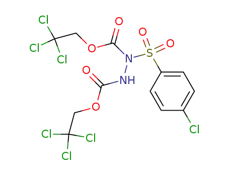bis(2,2,2-trichloroethyl) 1-[(4-chlorophenyl)sulfonyl]hydrazine-1,2-dicarboxylate