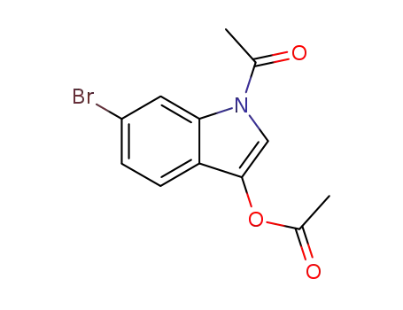 3-acetoxy-1-acetyl-6-bromo-indole