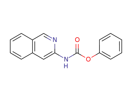 isoquinolin-3-ylcarbamic acid phenyl ester