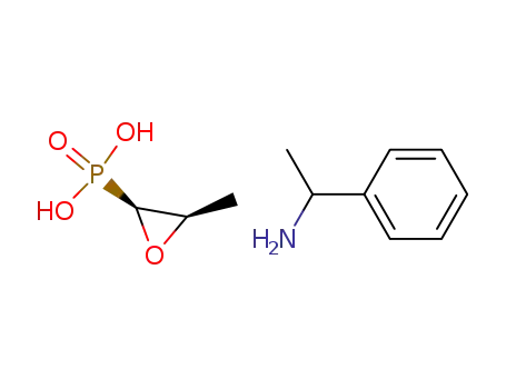 1-Phenyl-ethylamine; compound with ((2S,3R)-3-methyl-oxiranyl)-phosphonic acid