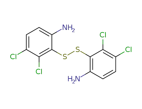 Molecular Structure of 875895-70-8 (Benzenamine, 2,2'-dithiobis[3,4-dichloro-)