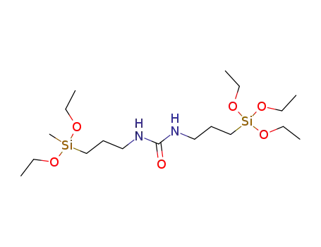 N-[3-(triethoxysilyl)propyl]-N'-[3-(diethoxysilylmethyl)propyl]urea