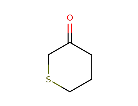 Molecular Structure of 19090-03-0 (Tetrahydro-2H-thiopyran-3-one)