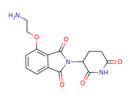 1H-Isoindole-1,3(2H)-dione, 4-(2-aminoethoxy)-2-(2,6-dioxo-3-piperidinyl)-