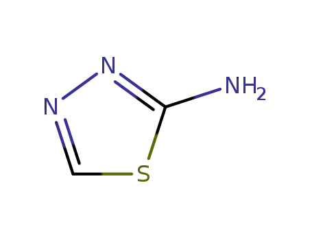 Molecular Structure of 4005-51-0 (2-Amino-1,3,4-thiadiazole)