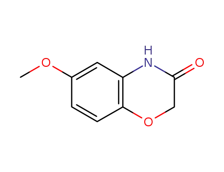 Molecular Structure of 5023-12-1 (6-METHOXY-2H-BENZO[B][1,4]OXAZIN-3(4H)-ONE)