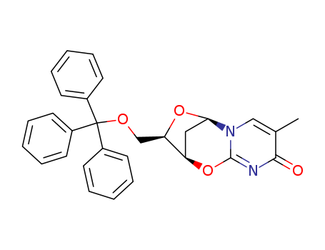 5-O-Triphenylmethyl-2-deoxy-2,3-didehyrothymidine