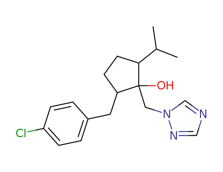 Cyclopentanol,2-[(4-chlorophenyl)methyl]-5-(1-methylethyl)-1-(1H-1,2,4-triazol-1-ylmethyl)-