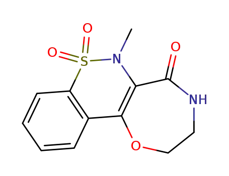 6-methyl-7,7-dioxo-3,4,6,7-tetrahydro-2H-7λ6-benzo[5,6][1,2]thiazino[3,4-f][1,4]oxazepin-5-one