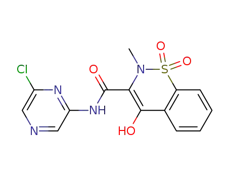 N-(6-chloro-pyrazin-2-yl)-4-hydroxy-2-methyl-2H-1,2-benzothiazine-3-carboxamide-1,1-dioxide