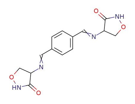 3-Isoxazolidinone,4,4'-[1,4-phenylenebis(methylidynenitrilo)]bis-