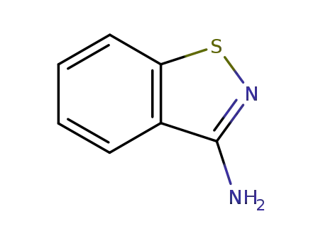 Molecular Structure of 23031-78-9 (1,2-Benzisothiazol-3-amine)