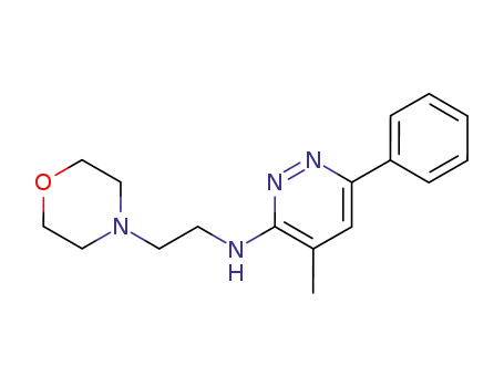 4-Morpholineethanamine,N-(4-methyl-6-phenyl-3-pyridazinyl)-