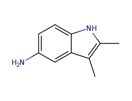 Molecular Structure of 16712-58-6 (5-AMINO-2,3-DIMETHYLINDOLE)