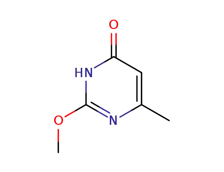 Molecular Structure of 55996-28-6 (2-METHOXY-6-METHYL-4(1H)-PYRIMIDINONE)