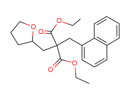 Propanoicacid, 1-(1-naphthalenyl)-3-(tetrahydro-2-furanyl)-, diethyl ester