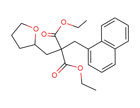 diethyl 1-(tetrahydro-2-furyl)-3-(1-naphthyl)propane-2,2-dicarboxylate