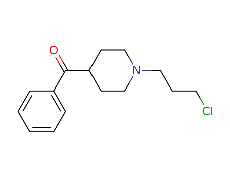 Molecular Structure of 106134-85-4 (Methanone, [1-(3-chloropropyl)-4-piperidinyl]phenyl-)