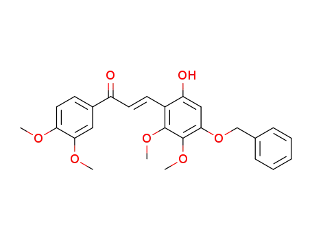 4-benzyloxy-2-hydroxy-3',4',5,6-tetra methoxy chalcone