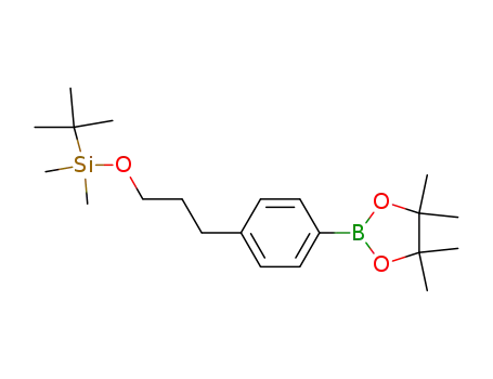 2-{4-[3-(tert-butyl-dimethyl-silanyloxy)-propyl]-phenyl}-4,4,5,5-tetramethyl-[1,3,2]dioxaborolane