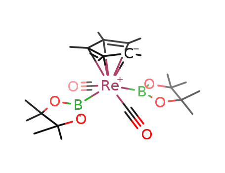 [Re(CO)2(BO2C2(CH3)4)2(C5(CH3)5)]