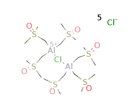 μ-chloro-bis{tris(dimethylsulfoxonium methylide)aluminium} pentachloride