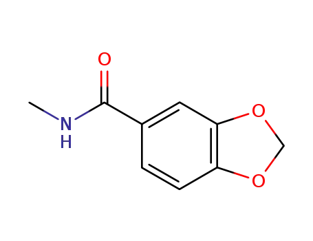 Molecular Structure of 15777-84-1 (N-METHYL-1,3-BENZODIOXOLE-5-CARBOXAMIDE)