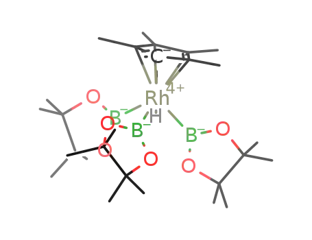 (pentamethylcyclopentadienyl)Rh(H)(pinacolboryl)3