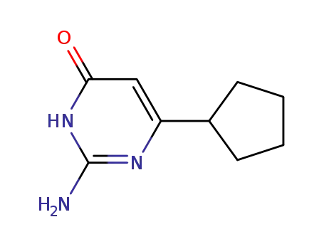 2-amino-6-cyclopentyl-3H-pyrimidin-4-one