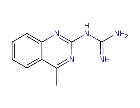 Molecular Structure of 716-11-0 (N-(4-METHYLQUINAZOLIN-2-YL)GUANIDINE)