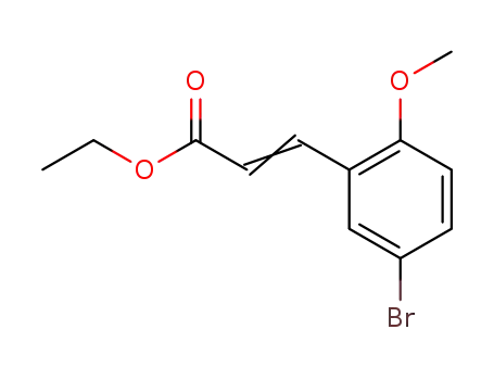 ethyl-3-(5-bromo-2-methoxyphenyl) acrylate