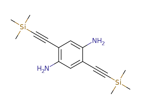 2,5-bis(trimethylsilylethynyl)-1,4-phenylenediamine