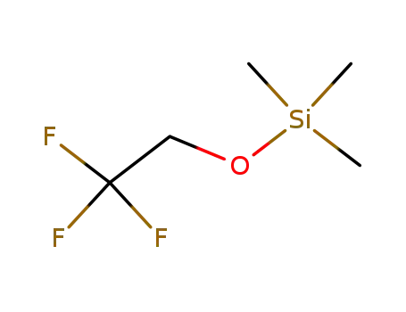 Molecular Structure of 56859-55-3 (Silane, trimethyl(2,2,2-trifluoroethoxy)-)