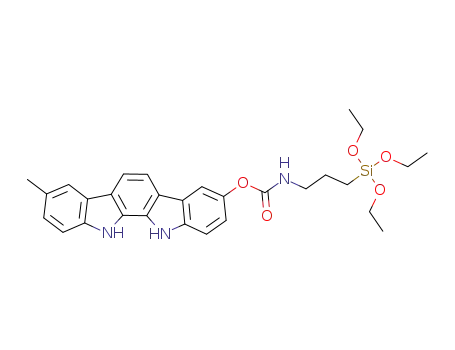 8-methyl-11,12-dihydroindolo[2,3-a]carbazol-3-yl 3-(triethoxysilyl)propylcarbamate