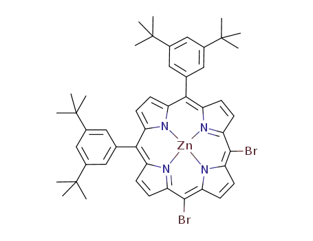 [5,10-bis(3,5-di-tert-butylphenyl)-15,20-dibromoporphyrinato]zinc(II)