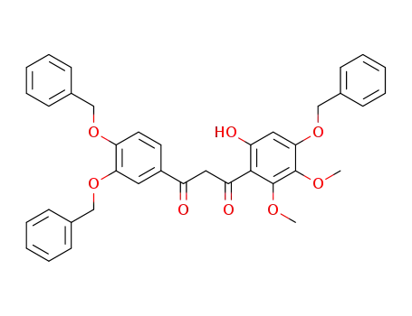 2-Hydroxy-3',4',4-tribenzyloxy-5,6-dimethoxydibenzoylmethane