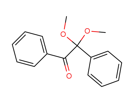 Molecular Structure of 24650-42-8 (Ethanone,2,2-dimethoxy-1,2-diphenyl-)