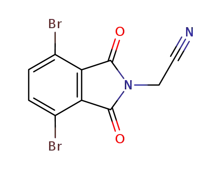 N,N-(3,6-dibromo-phthaloyl)-glycine-nitrile
