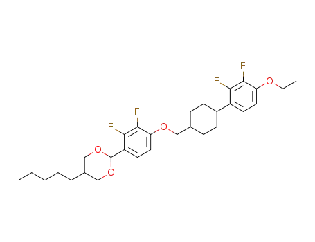 2-(4-((trans-4-(4-ethoxy-2,3-difluorophenyl)cyclohexyl)methoxy)-2,3-difluorophenyl)-5-pentyl-1,3-dioxane