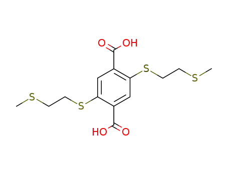 2,5-bis((2-(methylthio)ethyl)thio)terephthalic acid