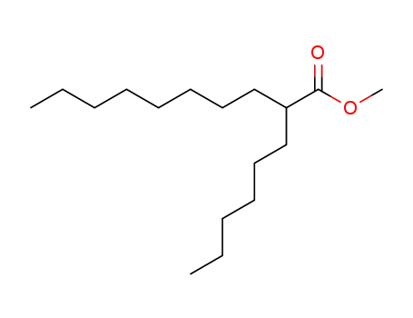 Molecular Structure of 54889-76-8 (2-Hexyldecanoic acid methyl ester)